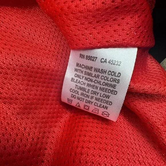 Snake Eyes Jacket Mens Large Red Black Pullover 1/4‎ Zip Golf Weather 18 - Picture 4 of 8